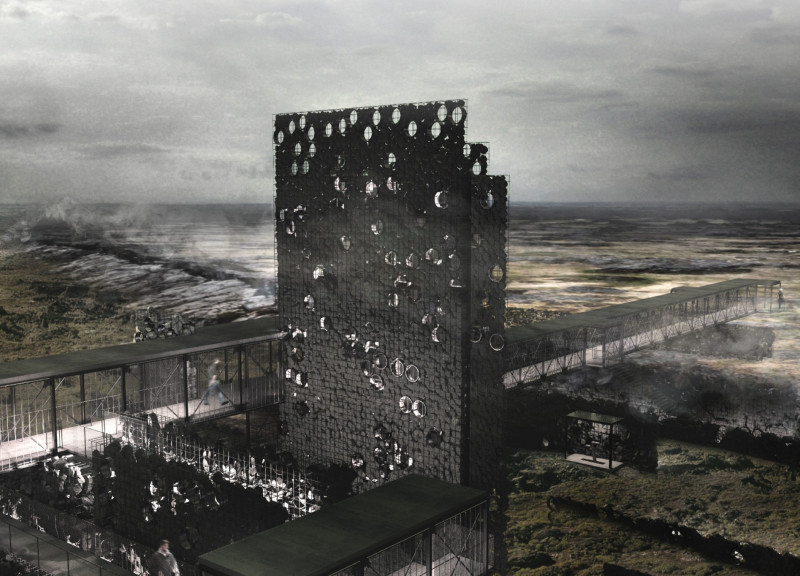 Exploring Tectonic Tension Through Volcanic Rock and Glass Observation Structures