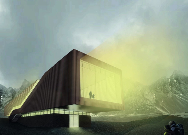 Emergence from Ashen Ground with Volcanic Rock and Inviting Lounge Spaces