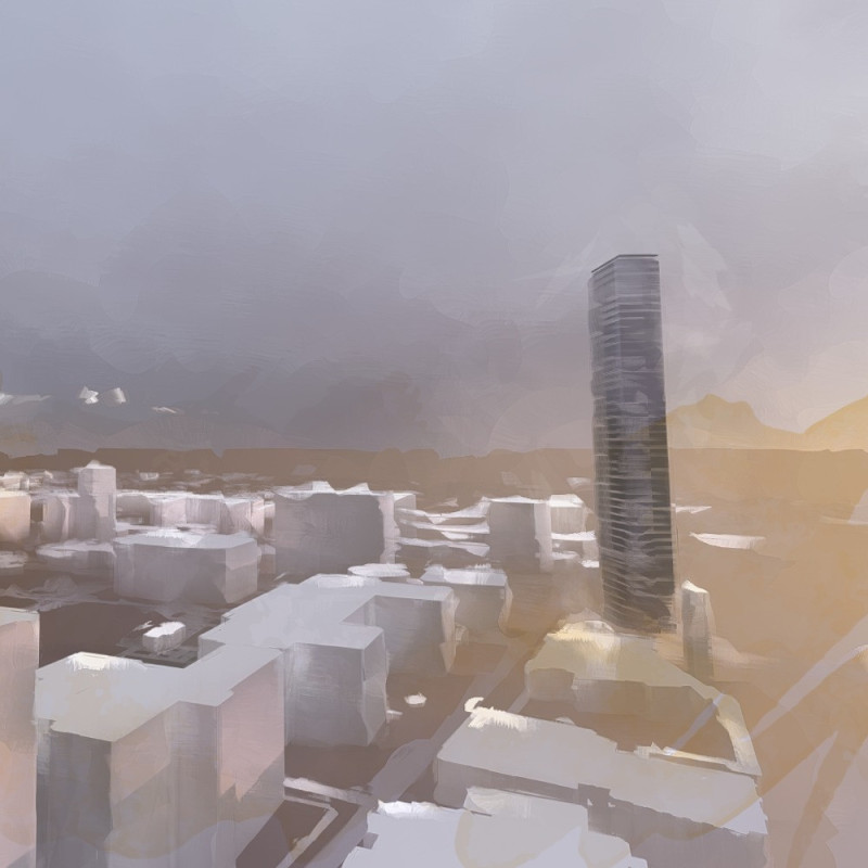 Air Purification System Enhanced by Transparent Solar Integration in Urban Landscape