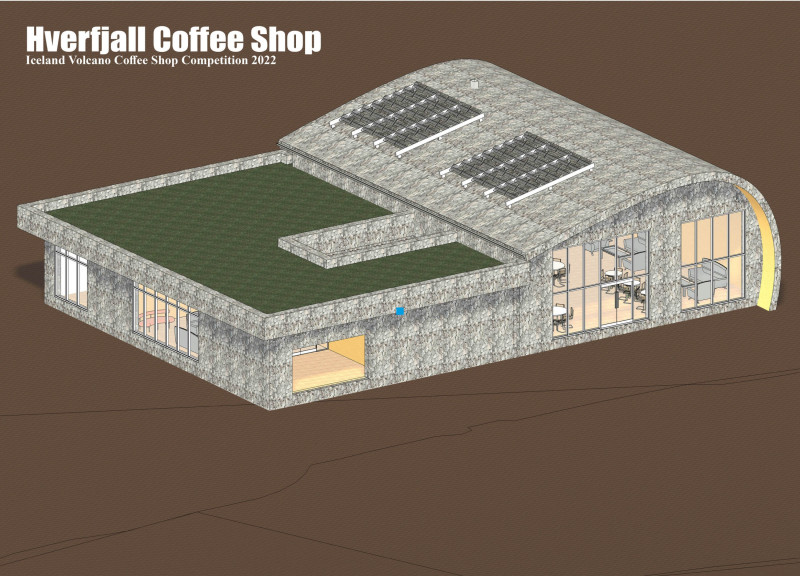 Functionality and Comfort in White Plasterboard and Volcanic Stone Space