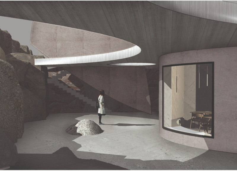 Moss-Covered Basalt Structure Embracing Geothermal Caves