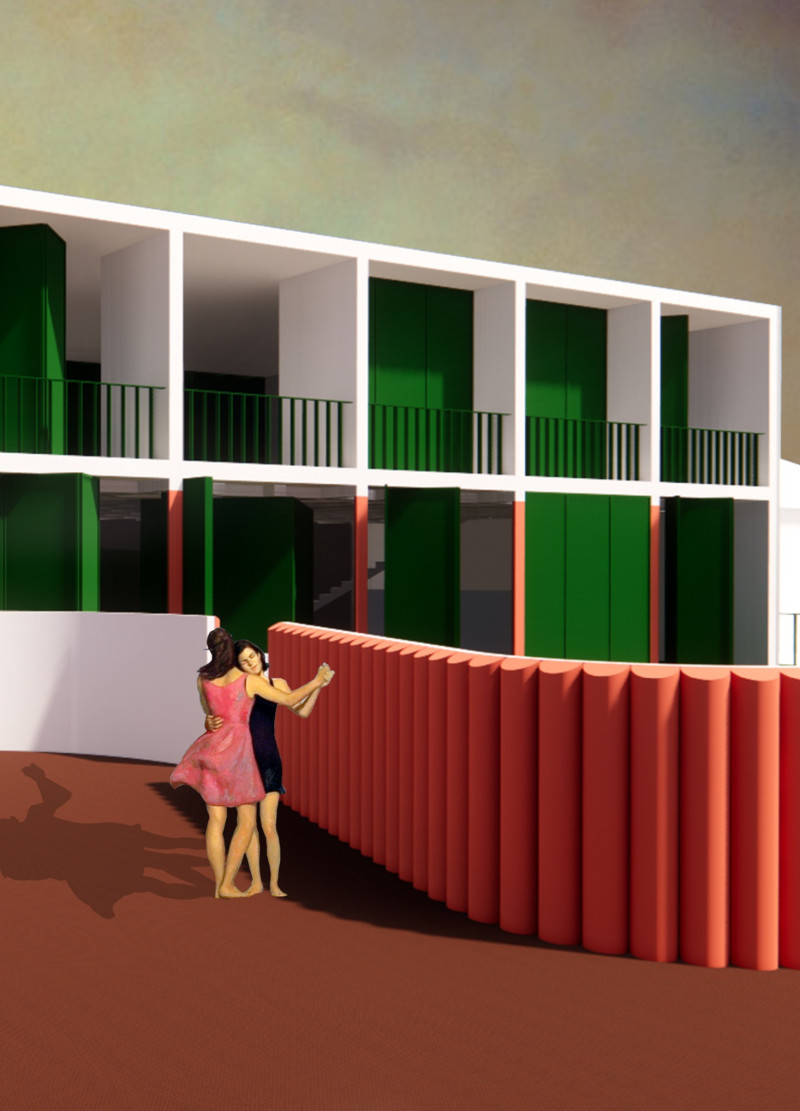 Convex and Concave Forms Framing Vineyard Views in a Contemporary Winery Hotel