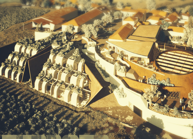 Charred Wooden Shingles and Transparent Facades Integrate with the Natural Landscape in a Vineyard Retreat