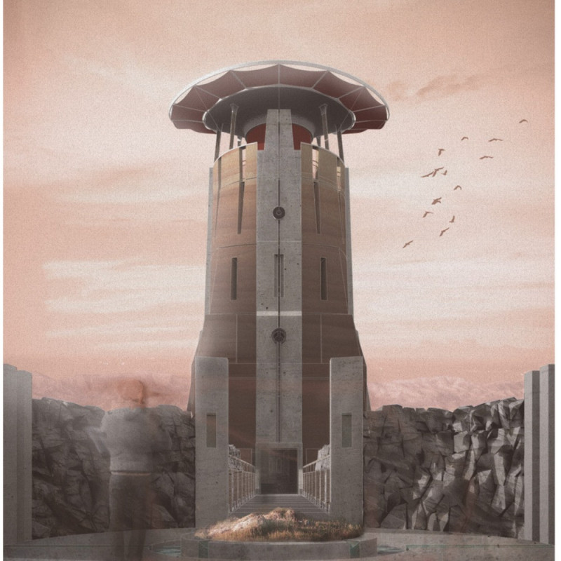 Charred Wooden Shingles and Concrete: a Multifunctional Urban Space Emphasizing Community Interaction