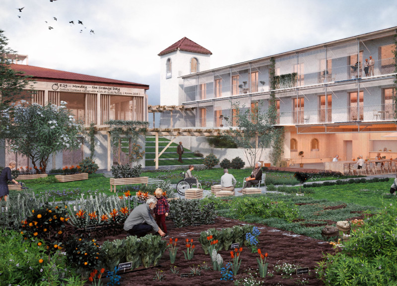 Intergenerational Architecture for Connected Aging