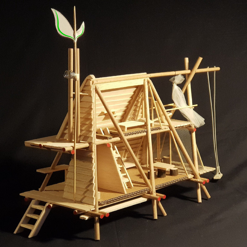 A Sustainable Woodland Cabin for Mindful Retreats